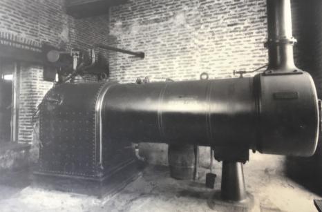 Máquina a Vapor que movía las 40 tijeras de esquila